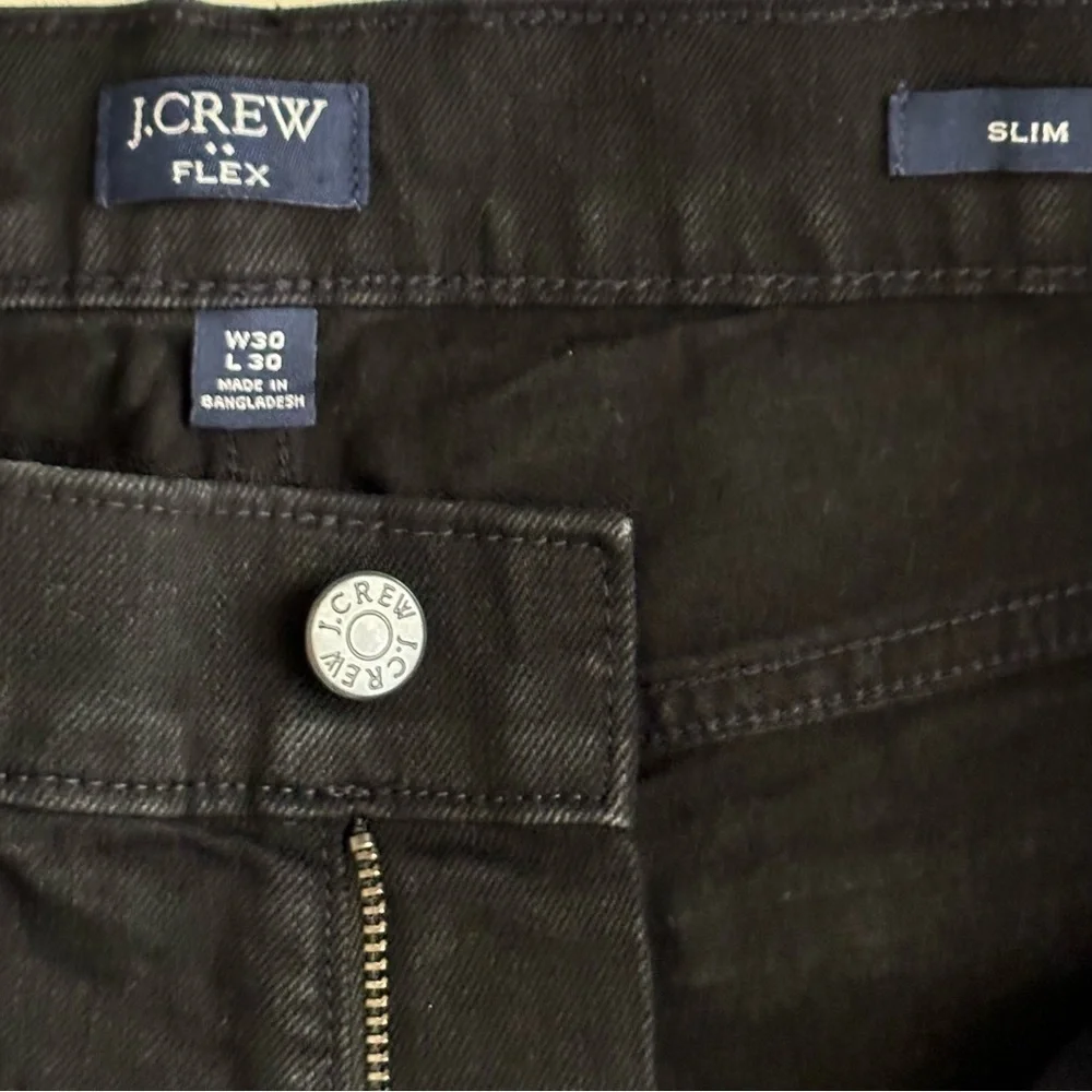 J. Crew Factory Men’s Slim Fit Jean Black 30x30